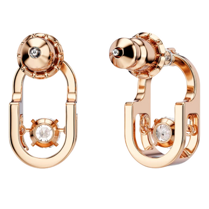 Swarovski Sparkling Dance Rose Gold Earrings 5468118