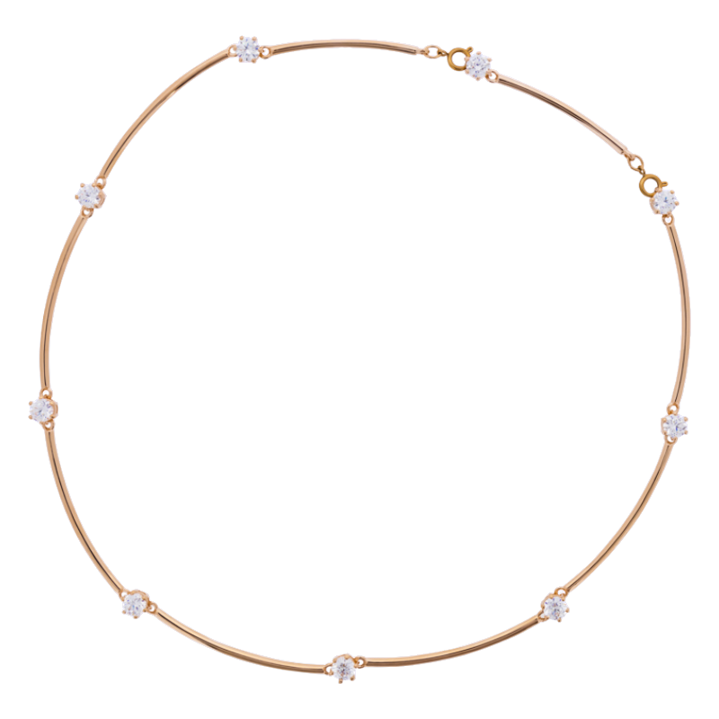 Swarovski Constella Rose Gold & Crystal Necklace 5608710