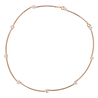 Swarovski Constella Rose Gold & Crystal Necklace 5608710