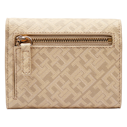 Tommy Hilfiger Heritage Medium Flap Wallet Mono Beige Women's