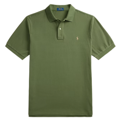 Ralph Lauren Men's Polo Shirt Dark Sage Small 100% cotton