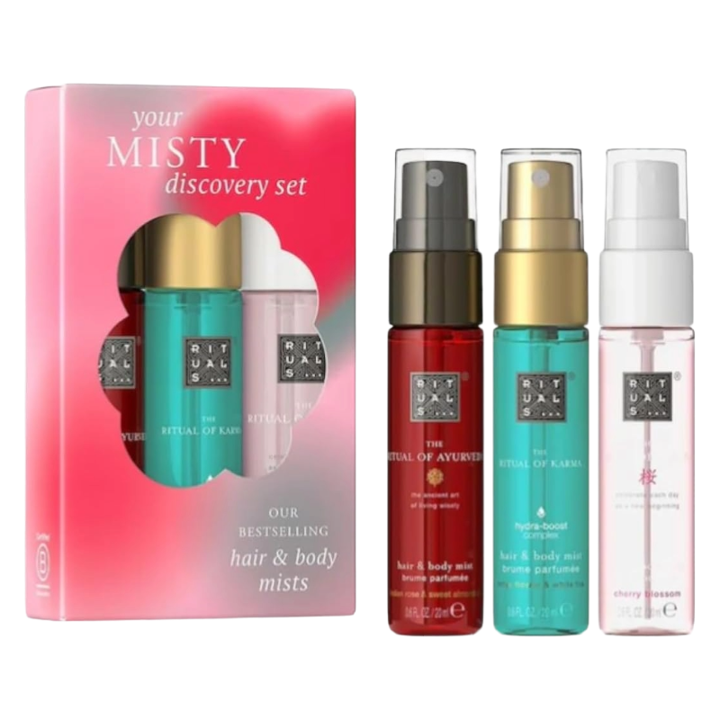 Rituals Your Misty Discovery Hair & Body Mist Set - Ayurveda Sakura Karma 3 x 20ml 