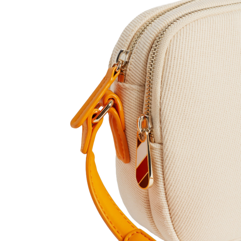 Tommy Hilfiger Poppy Canvas Crossover Bag Beige