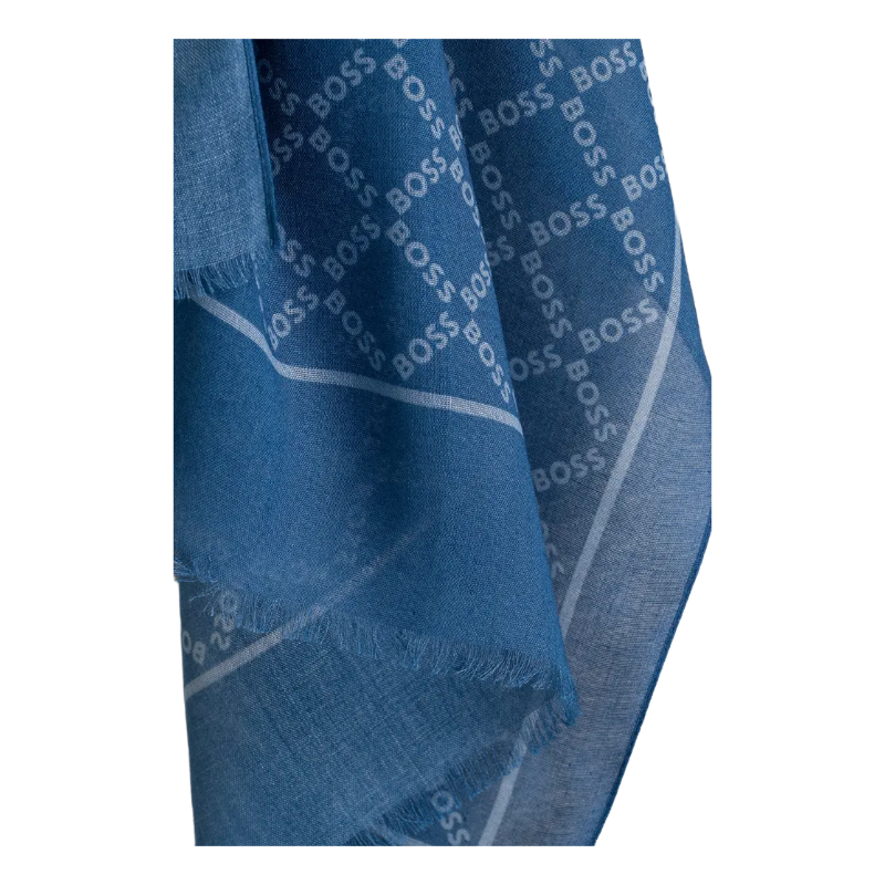 Hugo Boss Tiebe Patterned Light Blue Men's Scarf 50515155