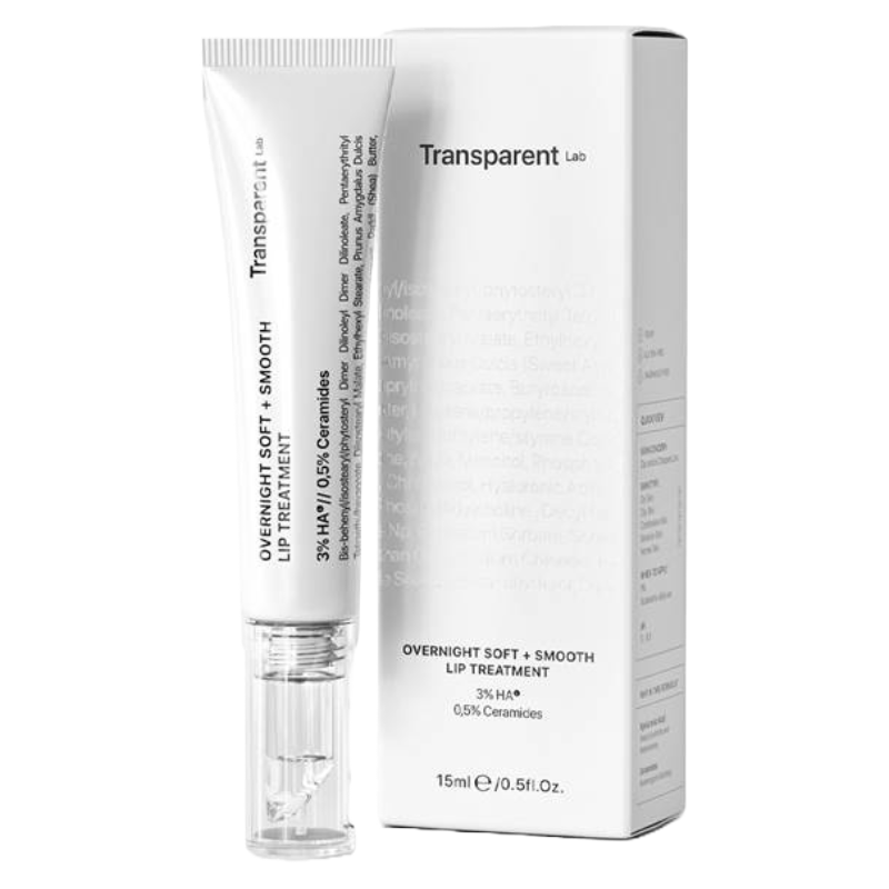 Transparent Overnight Soft + Smooth Lip Treatment 15ml (Blemished Box)