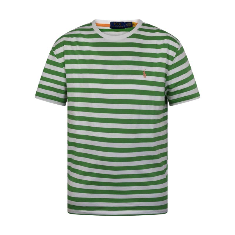 Ralph Lauren Striped T-Shirt | Green & White