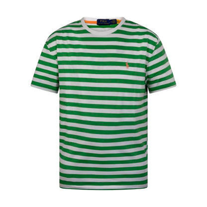 Ralph Lauren Striped T-Shirt | Green & White