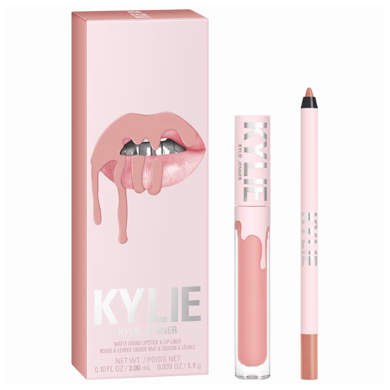 Kylie Cosmetics Matte Pink Liquid Lipstick & Lip Liner Kit 808
