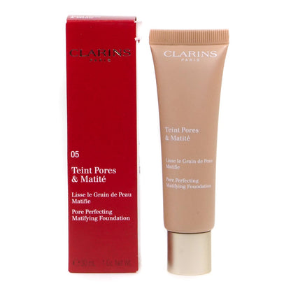 Clarins Pore Perfecting Matifying Foundation 05 Nude Cappuccino 30ml