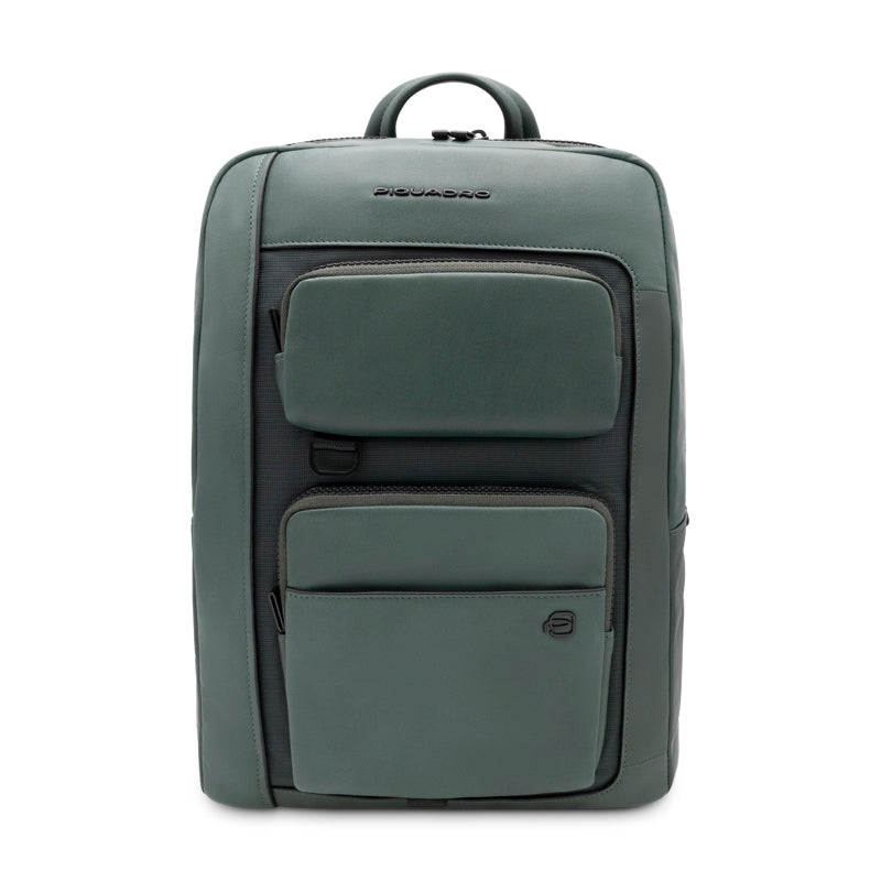 Piquadro 14" Laptop Backpack Green CA6442W131/VE