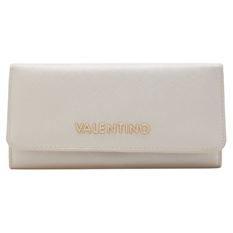 Valentino Divina SA Rosso X-Large Wallet Platinum Women's