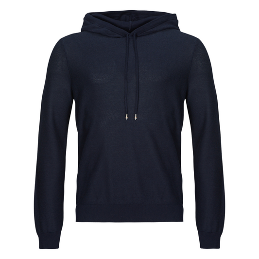Hugo Boss Trapani Men's Knitted Hoodie Dark Blue