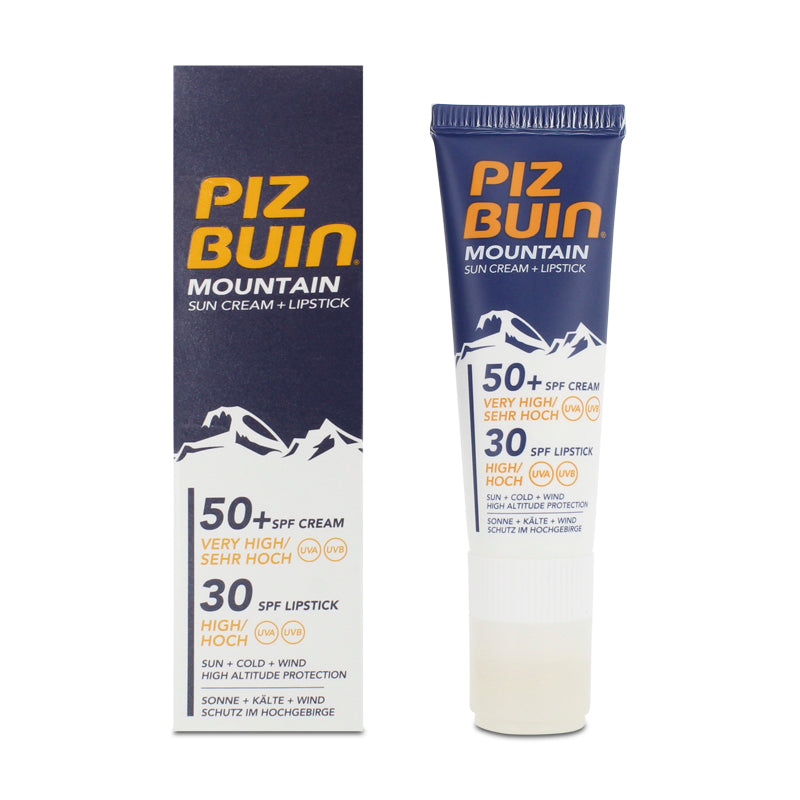 Piz Buin Mountain Sun Cream & Lipstick SPF 50+