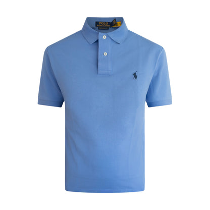 Ralph Lauren Custom Slim Fit Polo Shirt Blue