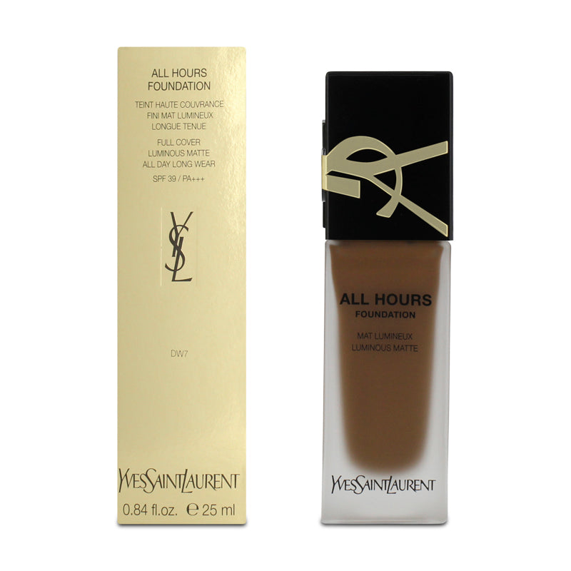 YSL All Hours Matte Foundation DW7 SPF 39 25ml (Blemished Box)