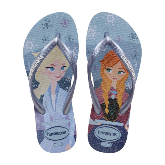 Havaianas Disney Princess Frozen Kids Flip Flops Size EUR 33/34
