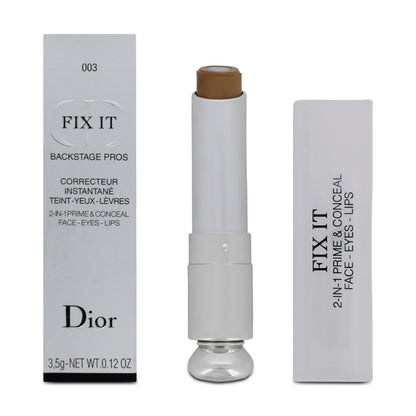  Dior Fix It Backstage Primer Concealer 003 Dark (Blemished Box)