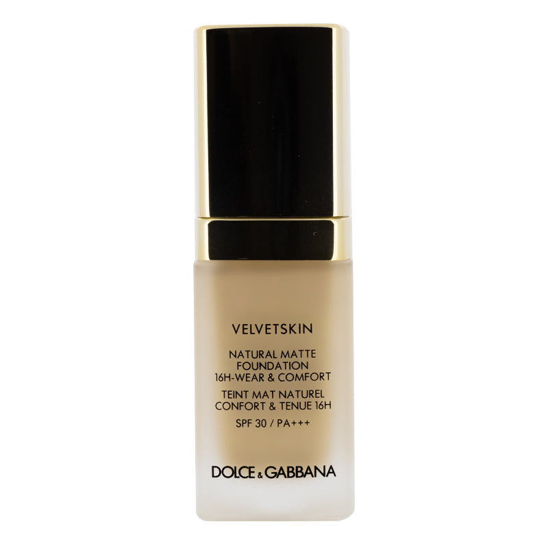 Dolce & Gabbana Velvetskin Natural Matte Foundation 16H Wear & Comfort 215 Vanilla 