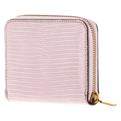 Guess Ginevra Small Zip Around Light Rose Purse Women's