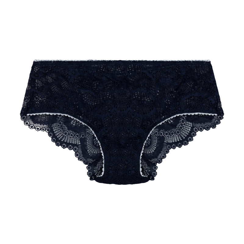 Victoria's Secret Lacie Cheeky Knickers Navy Blue Small