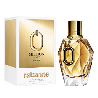 Rabanne Million Gold For Her 90ml Eau De Parfum (Blemished Box)