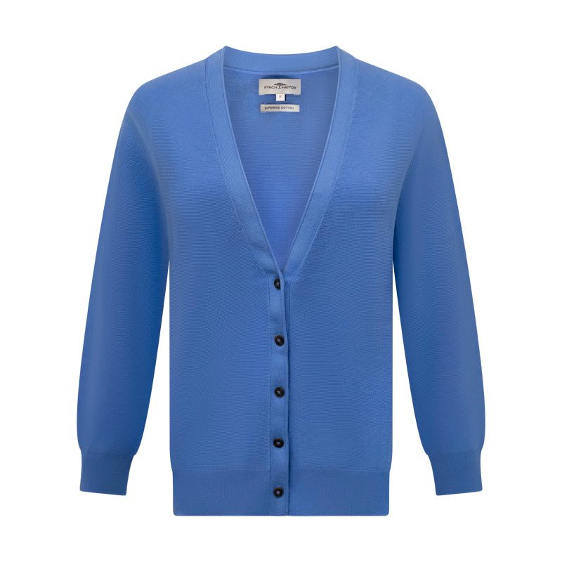 Fynch Hatton Women's Cardigan Sky Blue 
