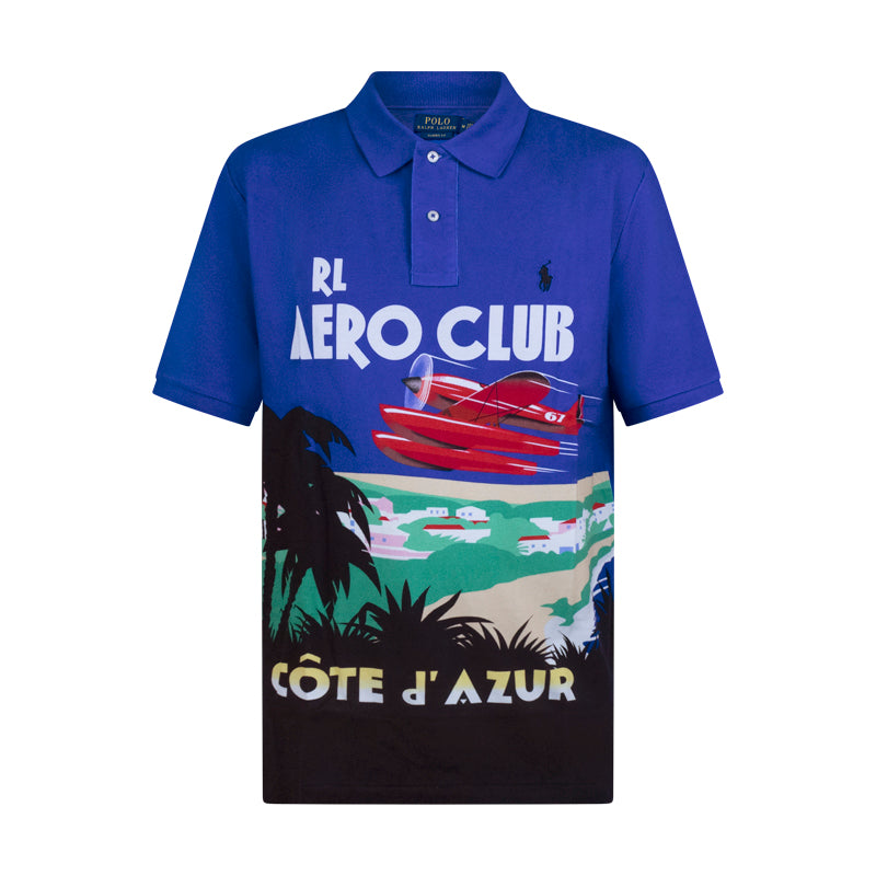 Ralph Lauren Polo Mesh Graphic Polo Shirt