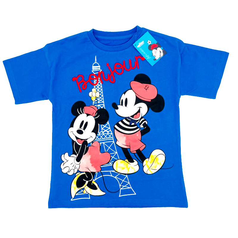 Disney Mickey & Minnie Bonjour T-Shirt | Kids