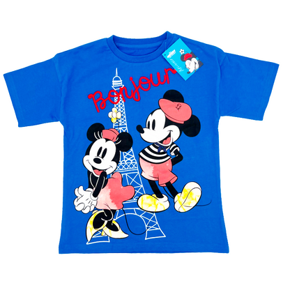 Disney Mickey & Minnie Bonjour T-Shirt | Kids