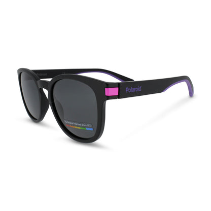 Polaroid Matte Black Purple Sunglasses 2129/S N6T