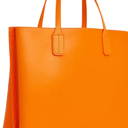 Tommy Hilfiger Women's Iconic Tommy Satchel Handbag Orange AW0AW15692