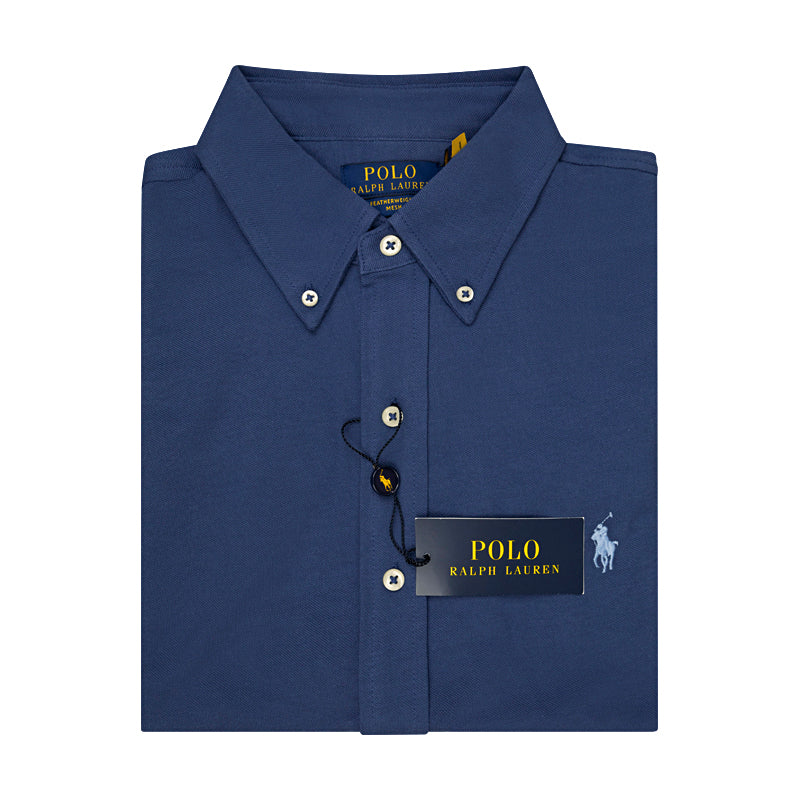 Ralph Lauren Polo Featherweight Mesh Shirt Blue