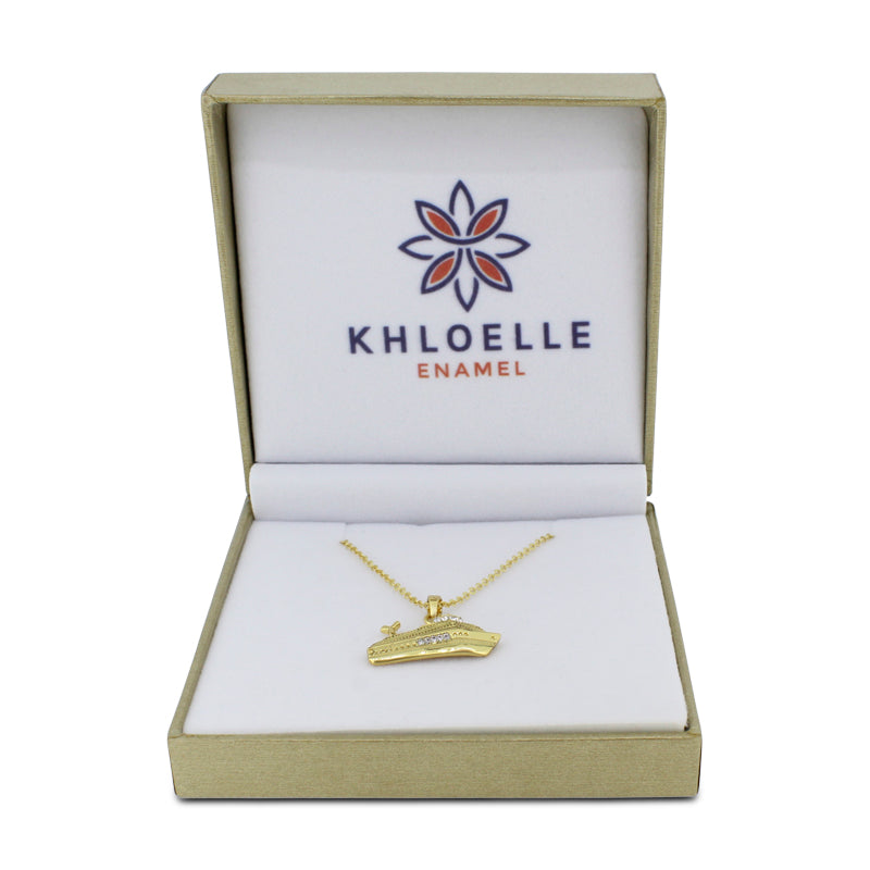 Khloelle Gold Cruise Ship Necklace LC0070850