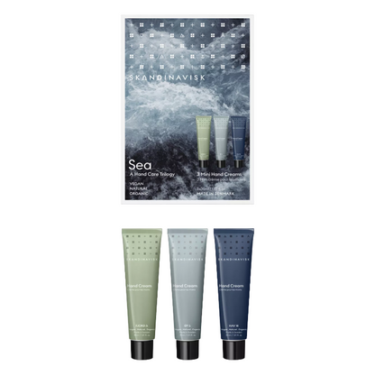Skandinavisk Sea A Hand Care Trilogy 3 Mini Hand Creams 3 x 30 ml