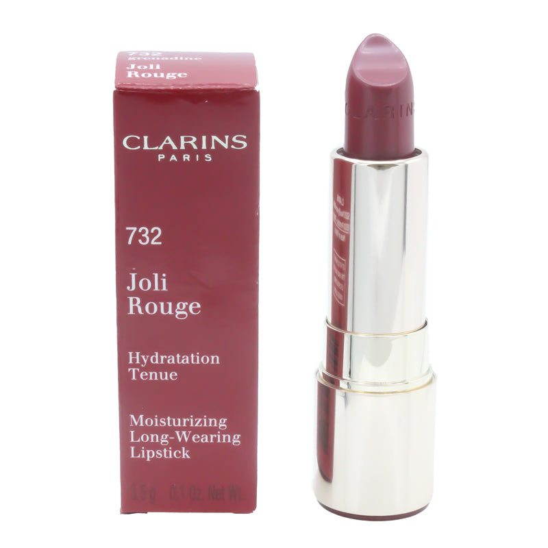 Clarins Joli Rouge Red Lipstick 732 Grenadine