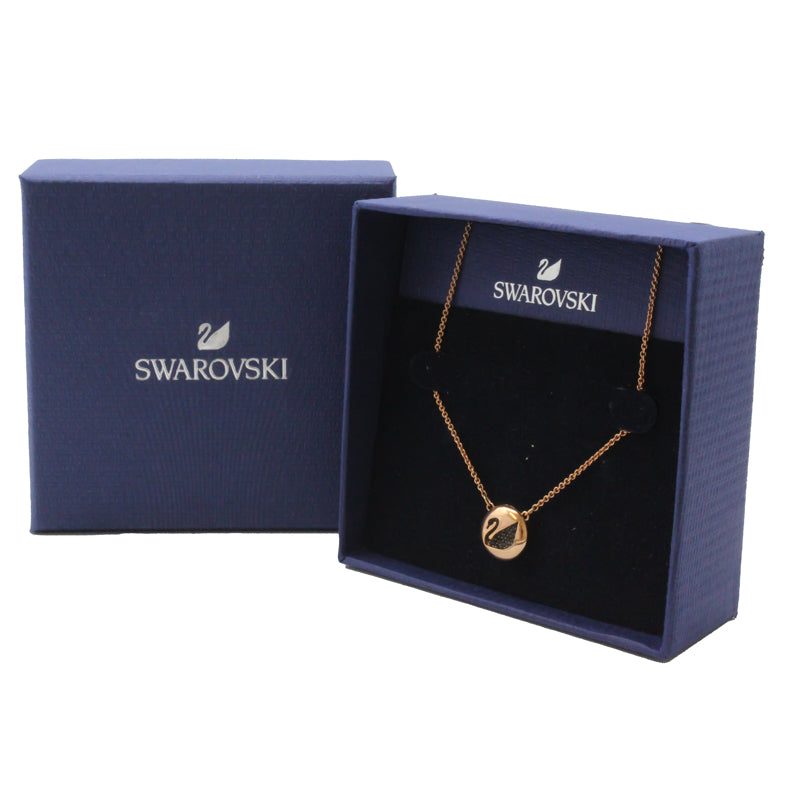 Swarovski Hall Swan Collection Rose Gold Necklace 5382446