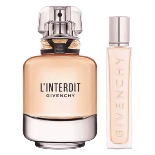 Givenchy L'Interdit 80ml EDP & 12.5ml Travel Spray Set (Blemished Box)