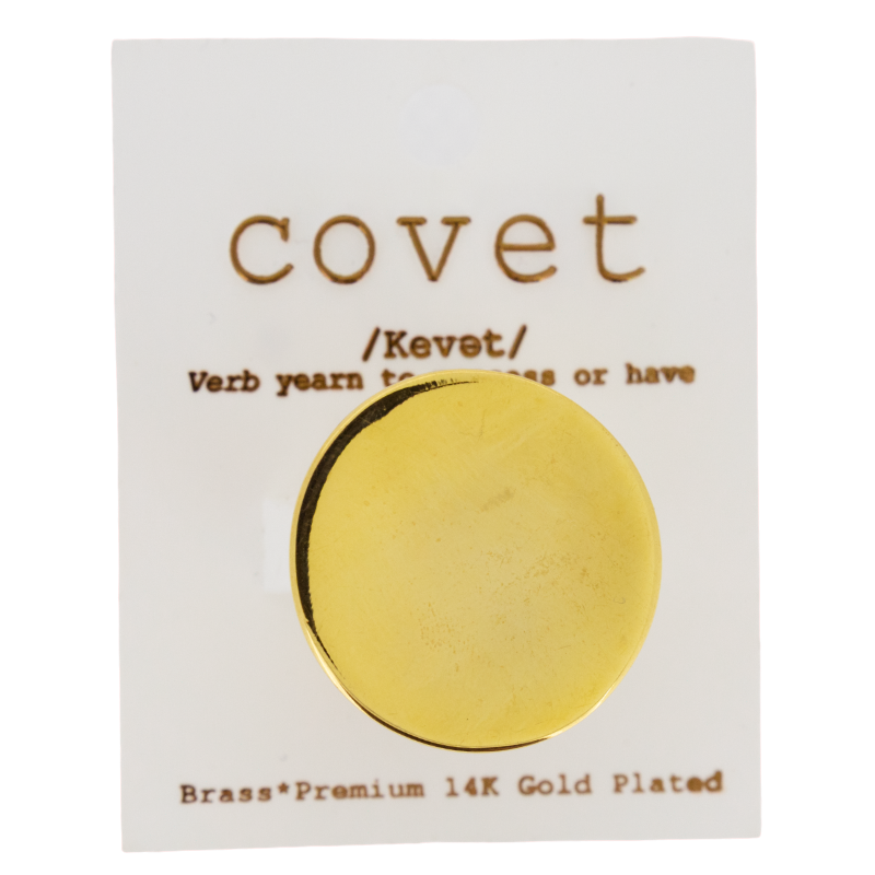 Covet Gold Bold Ring UK Size Q DF3073G