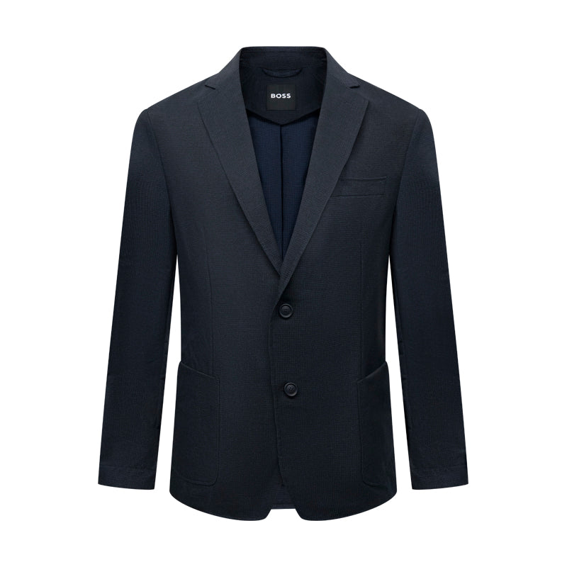 Hugo Boss Hanry Men's Slim Fit Blazer Jacket Dark Blue 