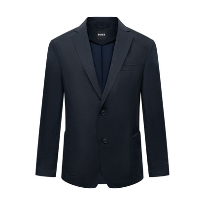 Hugo Boss Hanry Men's Slim Fit Blazer Jacket Dark Blue 