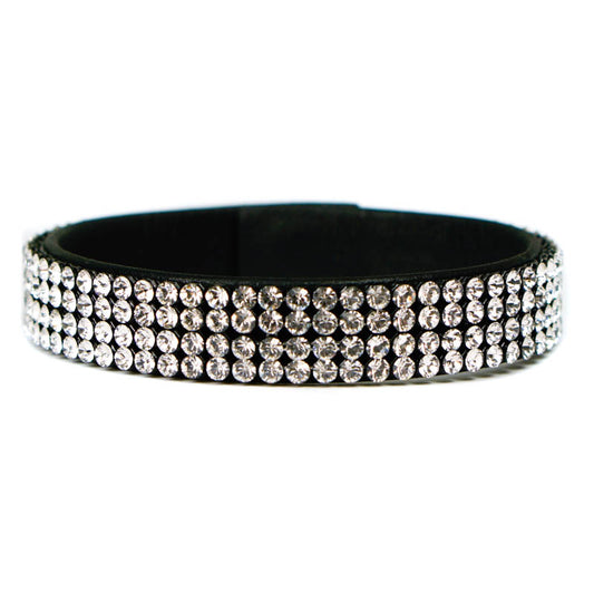 Swarovski Crystal & Leather Bracelet