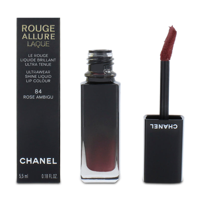Chanel Rouge Allure Laque Ultrawear Shine Liquid Lipstick 84 Rose Ambigu
