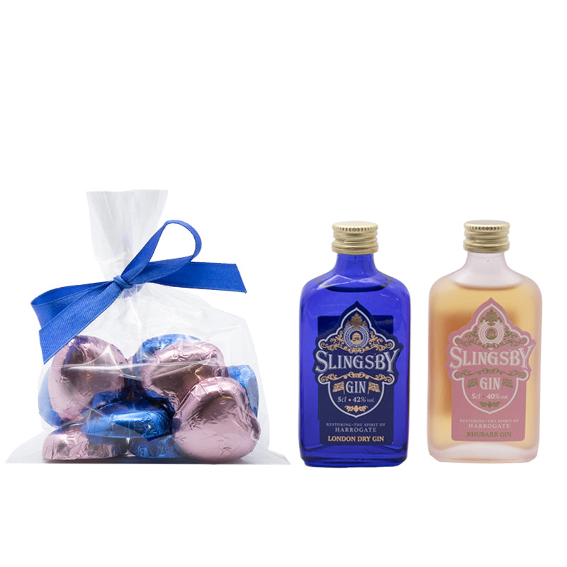 Slingsby London Dry & Rhubarb Gin & Truffles Gift Set