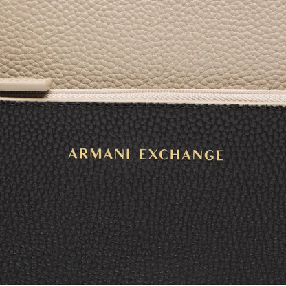 Armani Exchange Reversible Tote Bag Black/Beige CC703 