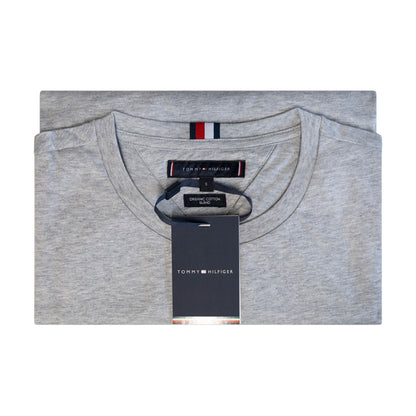 Tommy Hilfiger Men's Logo T-Shirt Light Heather Grey