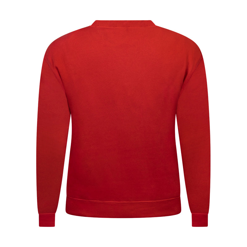 Ralph Lauren Fleece Crew Neck Sweatshirt Red Women's