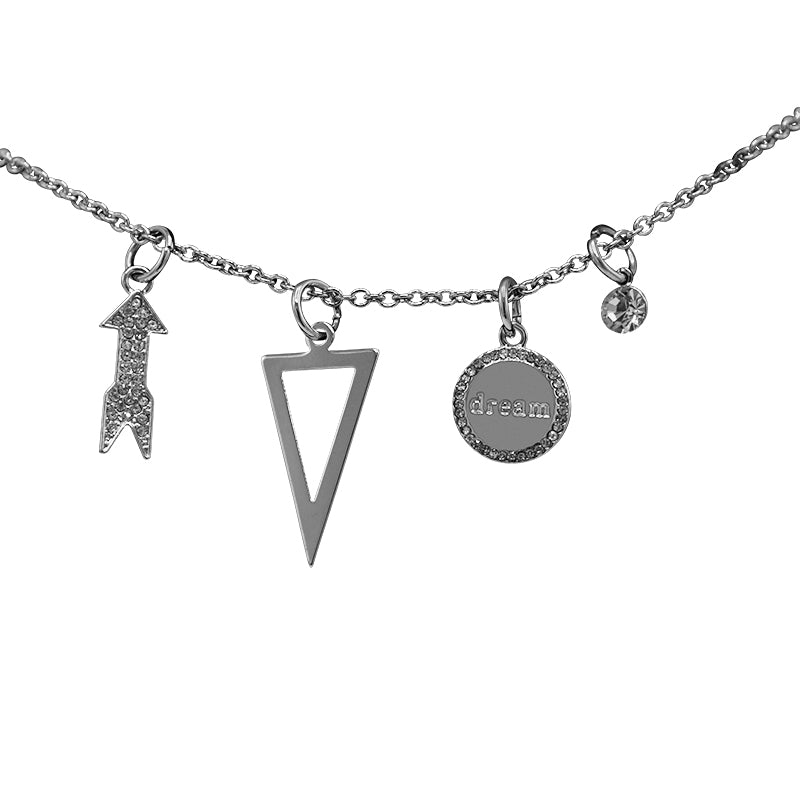 Lovita Silver Necklace Follow Your Dreams