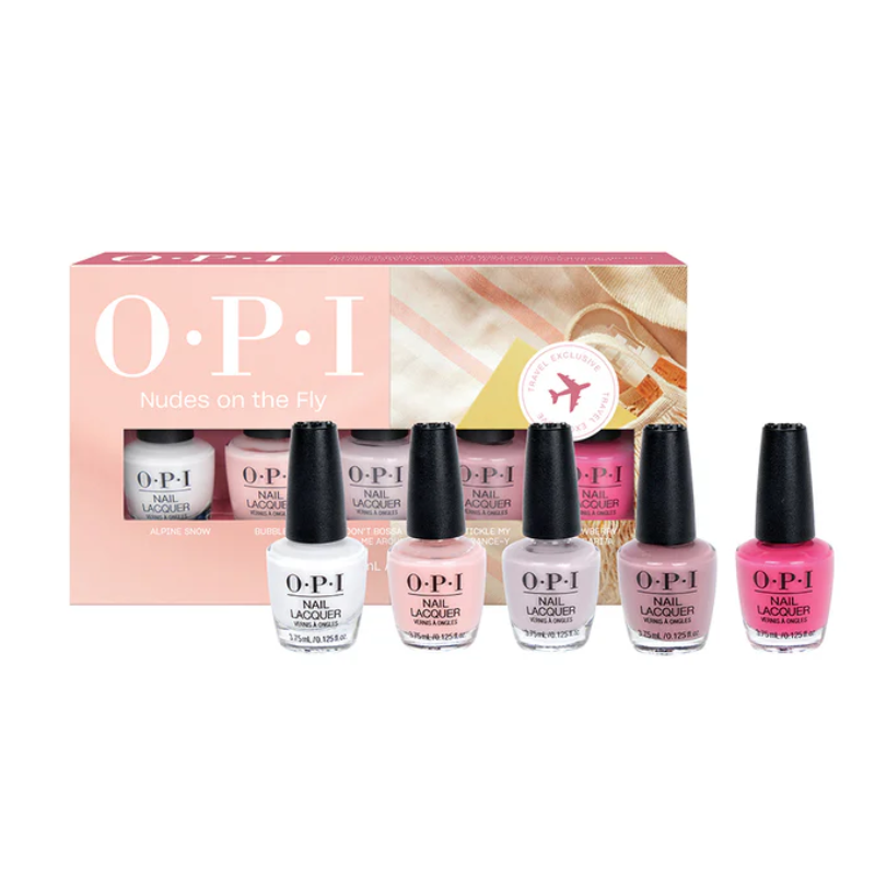  O.P.I Nudes On The Fly Nail Polish Set 5 x 3.75ml