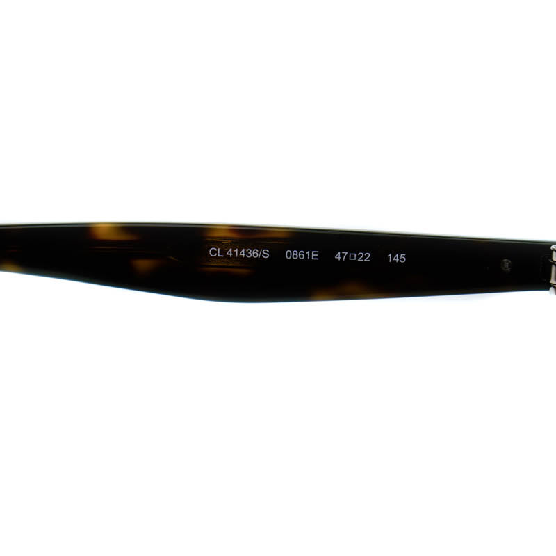 Celine Thin Ella Dark Tortoiseshell Women's Sunglasses CL41436/S