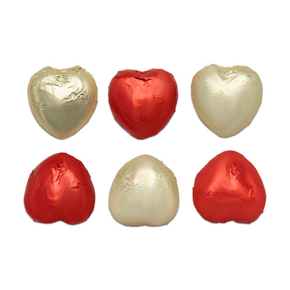 Christmas Cracker Swiss Milk Chocolate Hearts